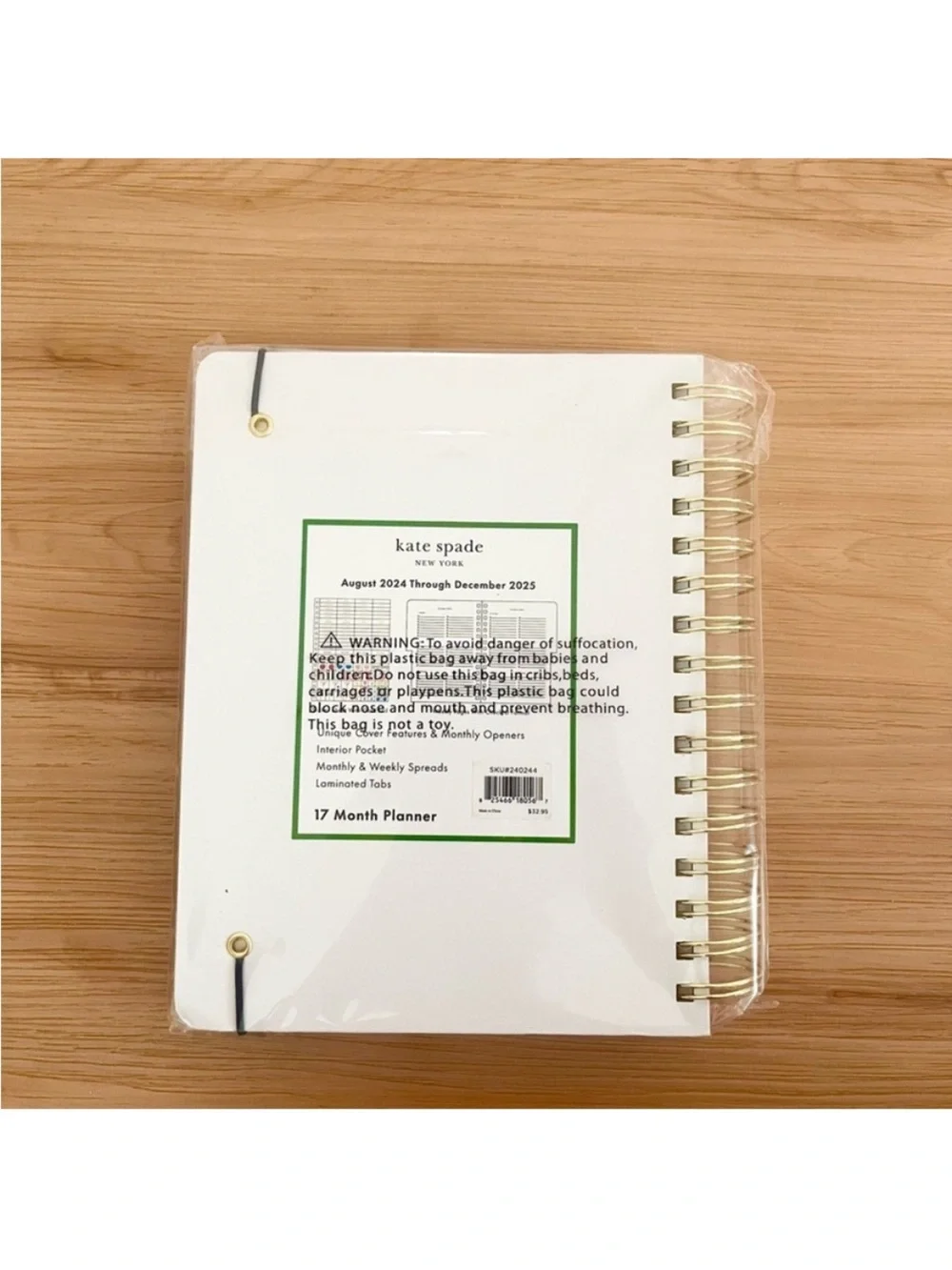 Kate Spade Safari Floral 2024-25 17-month Medium Planner # K240341